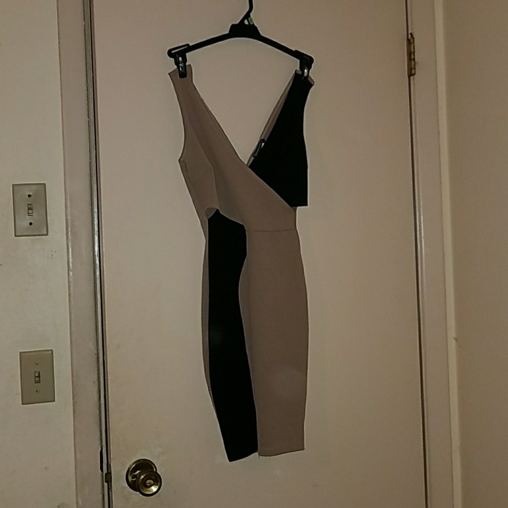 Black & Nude Dress